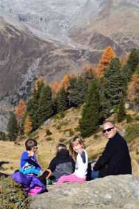 Petit picnic au Riederfurka